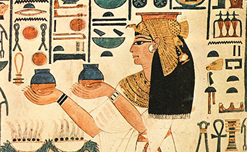 pintura egipcia con elaboracion cerveza
